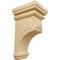 Ekena Millwork 6"W x 6 3/4"D x 12"H Large Woodruff Wood Corbel, Alder CORW06X06X12WFAL - alternate 1